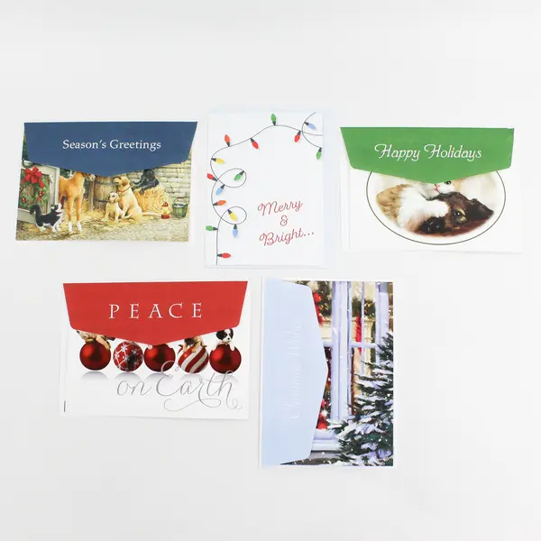 Lot of 20 Christmas Greeting Cards with Envelopes