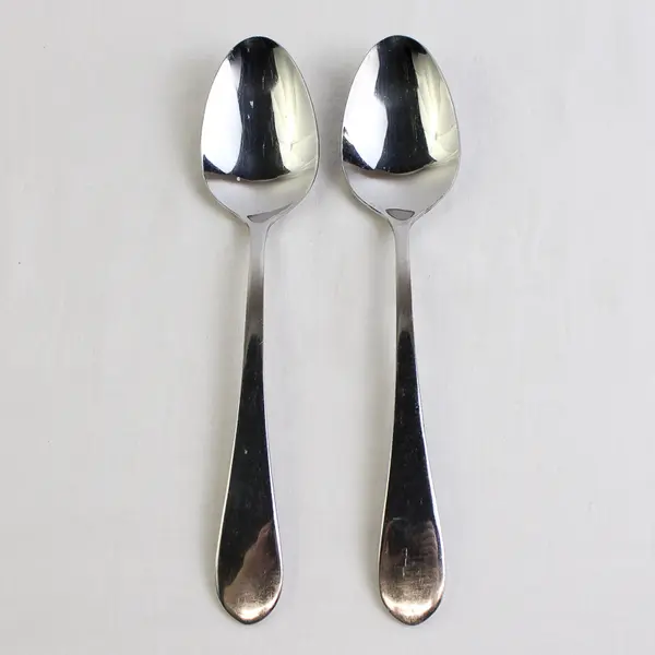 Lot Of 2 International Silver Berkeley (Stainless) Flatware Solid Serving Spoons