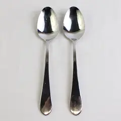 Lot Of 2 International Silver Berkeley (Stainless) Flatware Solid Serving Spoons