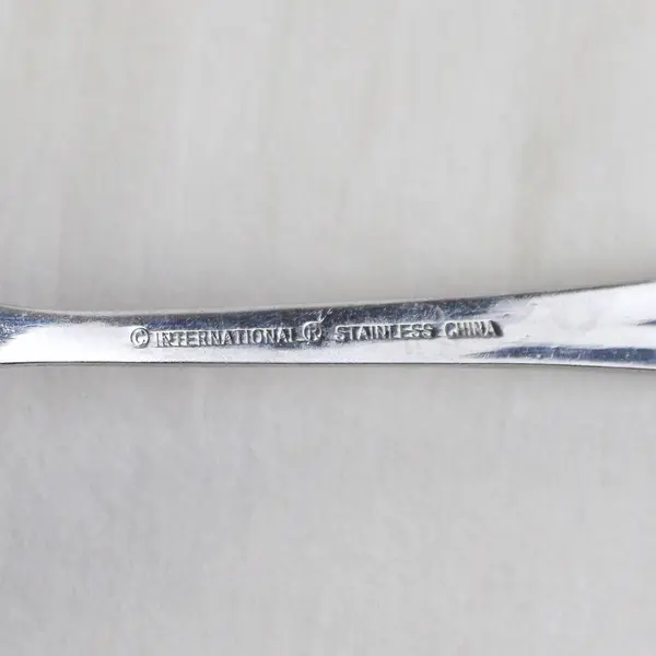 Lot Of 2 International Silver Berkeley (Stainless) Flatware Solid Serving Spoons