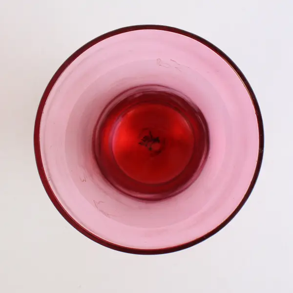 FTD Red Glass Vase 8" Tall