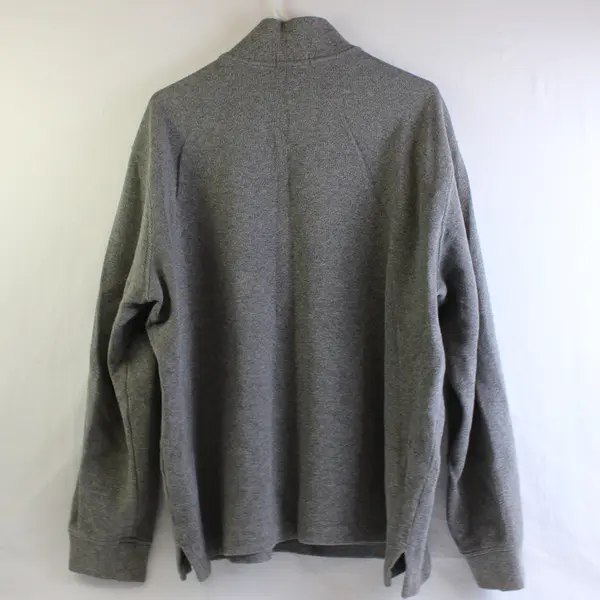 Polo Ralph Lauren Men's XL Gray Long Sleeve Mock Neck 1/4 Zip Pullover