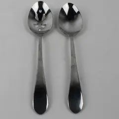 Lot Of 2 International Silver Berkeley (Stainless) Flatware Serving Spoons