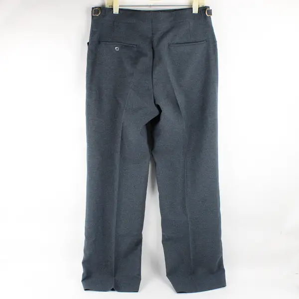 VTG Haggar Men's 34W30L Gray Wool Expand-O-Matic Adjustable Waist Dress Trousers