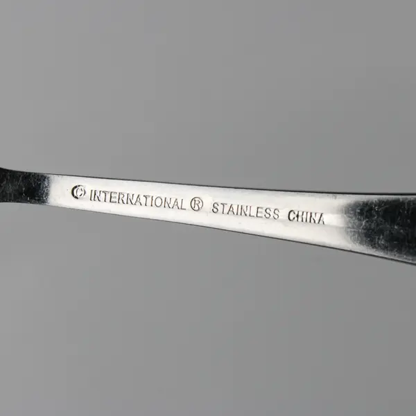 Lot Of 6 International Silver Berkeley (Stainless) Flatware Teaspoons 6.5" Long