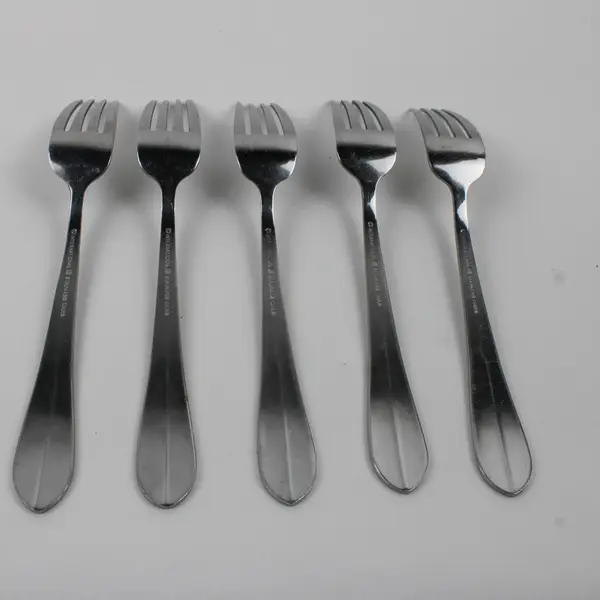 Lot Of 5 International Silver Berkeley (Stainless) Flatware Salad Forks 7.25"