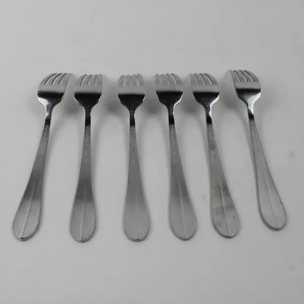 Lot Of 6 International Silver Berkeley (Stainless) Flatware Salad Forks 7.25"