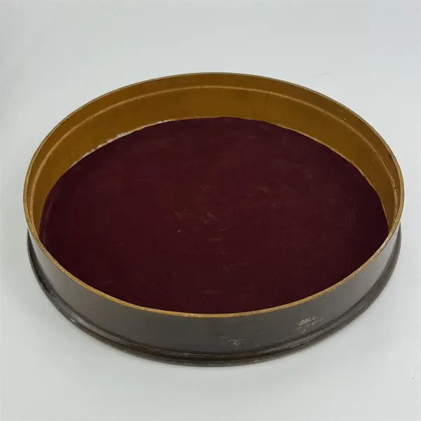 Vintage Hand Painted Wood Victorian Hat Box Floral Pattern 11" Diameter