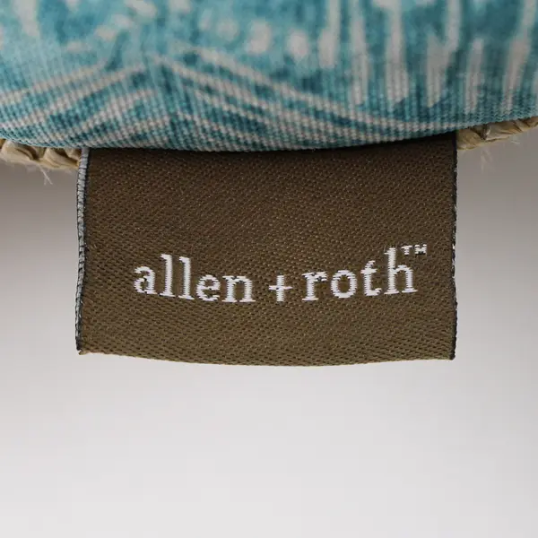 Lot of 2 Allen & Roth 21" x 18" Indoor/Outdoor Throw Pillows Beach Rare