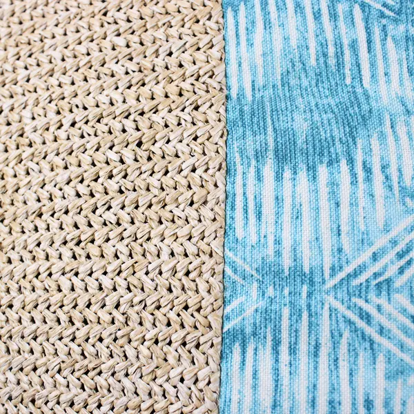 Lot of 2 Allen & Roth 21" x 18" Indoor/Outdoor Throw Pillows Beach Rare