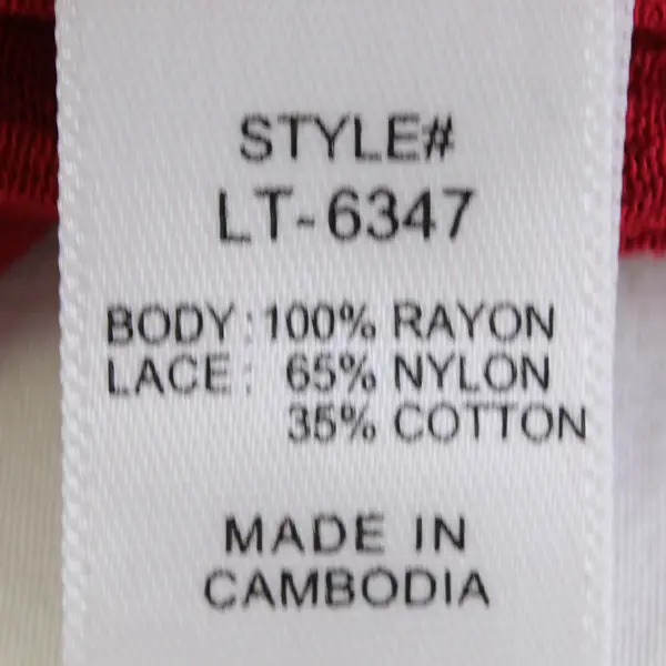  Zenana Women's S Red Lace Tiered Ruffle Peplum Cami Adjustable Strap Tank Top