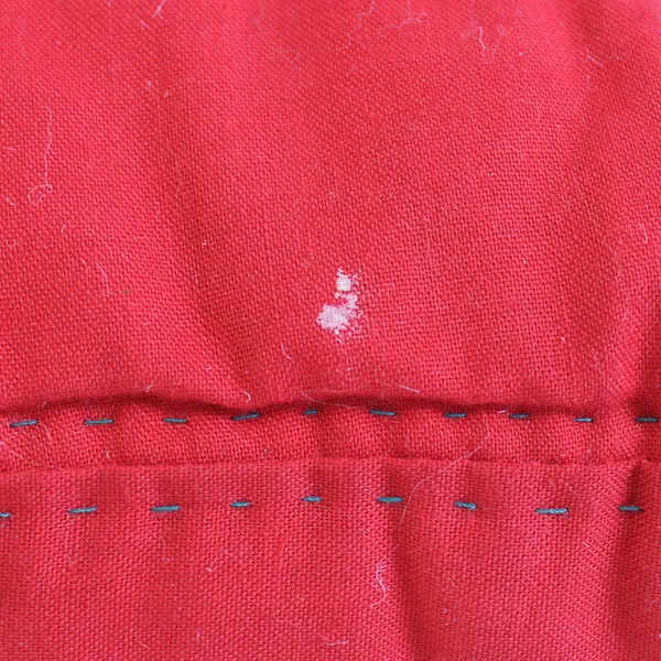 Lot of 2 Hand Quilted Star Throw Pillow 12” Square Red & Green