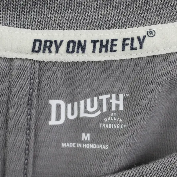 Duluth Trading Co. Dry On The Fly Gray T-Shirt Men's Medium