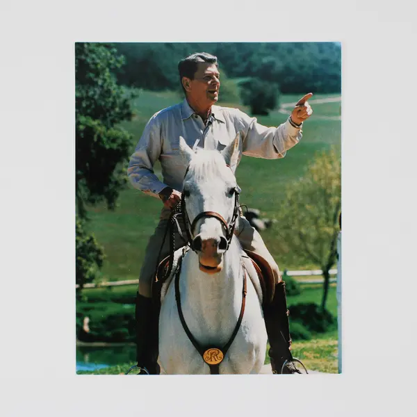 Lot Of 2 Ronald Reagan Young America's Foundation Photo Reprints 8X10