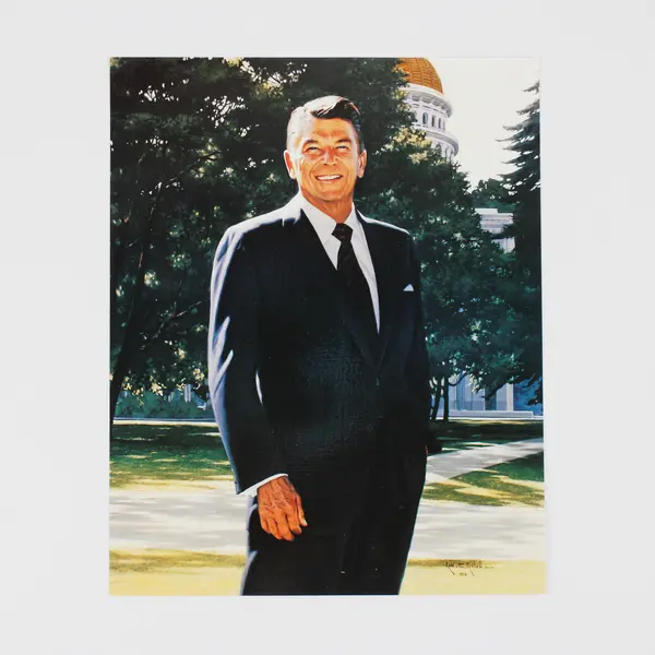 Lot Of 2 Ronald Reagan Young America's Foundation Photo Reprints 8X10