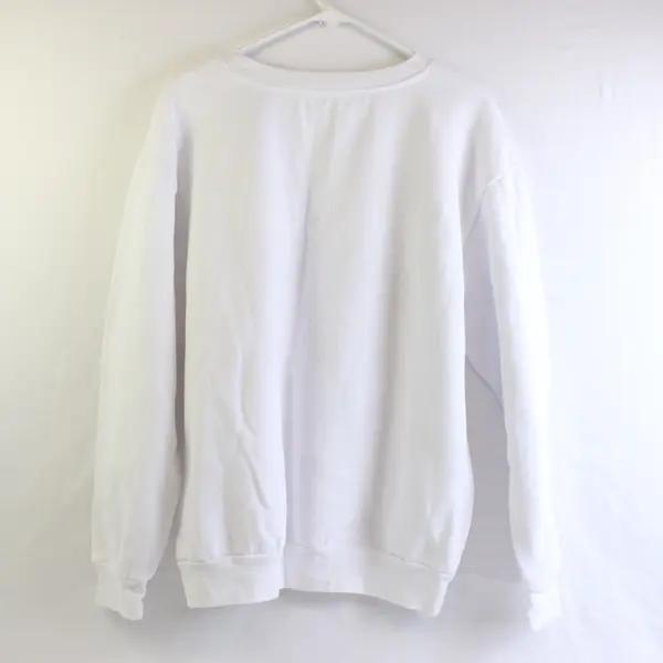 Disney Mickey Mouse Unisex XXL White Mickey Mouse Graphic Print Pullover Sweater