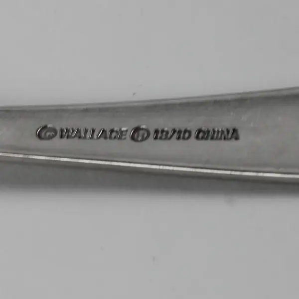 Lot Of 6 Wallace Silver WAS167 (Stainless) Flatware Teaspoons 6.25" Long