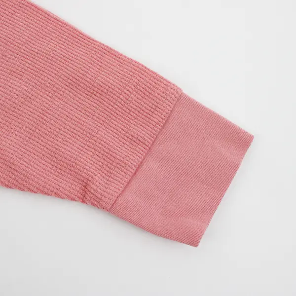 Time & Tru Women's XXL Pink Cotton Blend Long Sleeve Undershirt