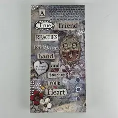  Plaque A True Friend Reaches For Your Hand Touches Your Heart By Sally Jean
