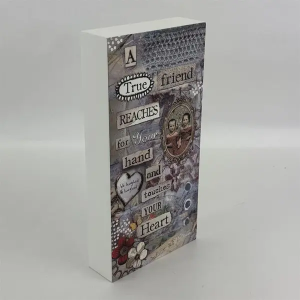  Plaque A True Friend Reaches For Your Hand Touches Your Heart By Sally Jean