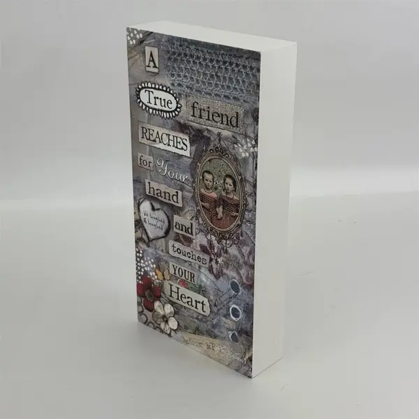  Plaque A True Friend Reaches For Your Hand Touches Your Heart By Sally Jean