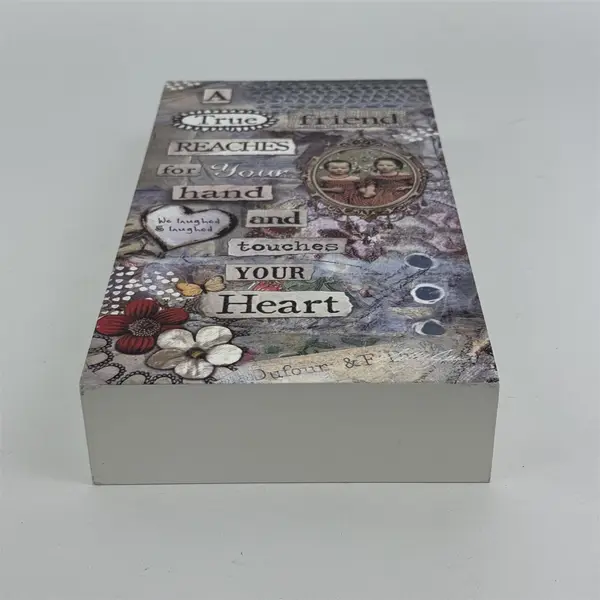  Plaque A True Friend Reaches For Your Hand Touches Your Heart By Sally Jean