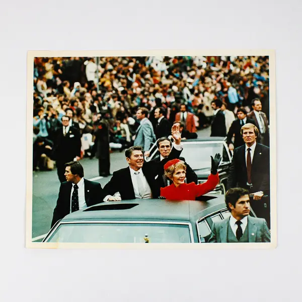 1981 Ronald Reagan Inauguration Motorcade Parade Photo 8X10 Nancy Reagan 