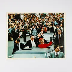 1981 Ronald Reagan Inauguration Motorcade Parade Photo 8X10 Nancy Reagan 