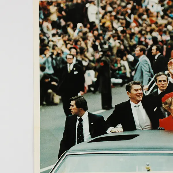 1981 Ronald Reagan Inauguration Motorcade Parade Photo 8X10 Nancy Reagan 
