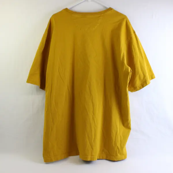 Duluth Trading Co. Mustard Yellow Short-Sleeved Relaxed Fit Longtail T Men's XL
