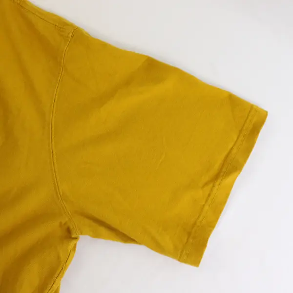 Duluth Trading Co. Mustard Yellow Short-Sleeved Relaxed Fit Longtail T Men's XL