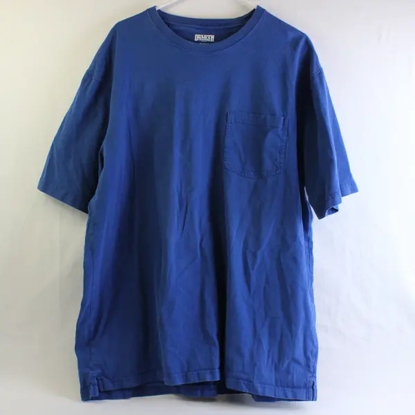 Duluth Trading Co. Blue Short-Sleeved Longtail T Cotton Men's XL