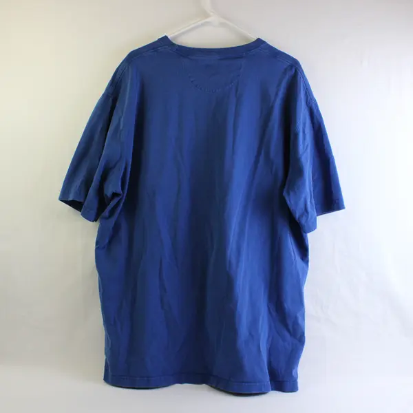 Duluth Trading Co. Blue Short-Sleeved Longtail T Cotton Men's XL