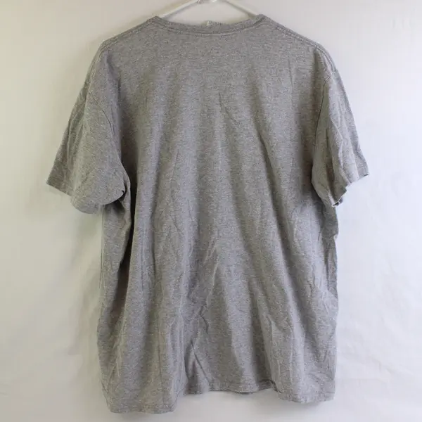 Delta Soft Disney Adult XL Gray/Red Mickey Graphic Short Sleeve T-Shirt