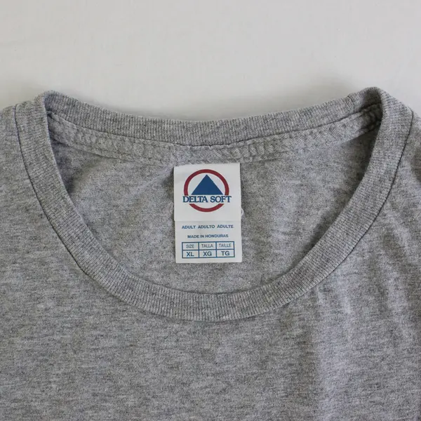 Delta Soft Disney Adult XL Gray/Red Mickey Graphic Short Sleeve T-Shirt