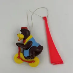 1972 K.P.I. Bicycle Bear Celluloid Toy