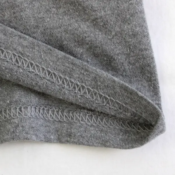 Hanes Dauntless Wine Co. Gray Short-Sleeved T-Shirt Men's XL