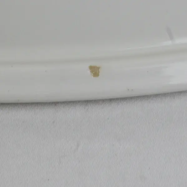 Primula Serving Platter Made In Italy Oval White Yellow