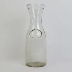 Vintage Paul Masson 1 Litre Clear Glass Milk Bottle 