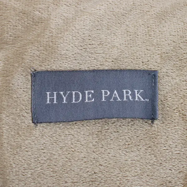 Hyde Park Beige And Pink Plaid Patterned Throw Blanket 49" x 59"