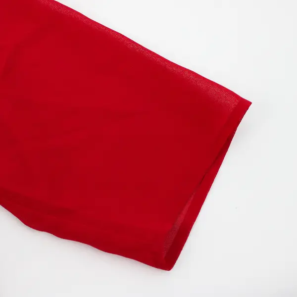 NWT Cato Women's 18/20W Red Chiffon Ruffle Sheer Tunic Top and Undershirt