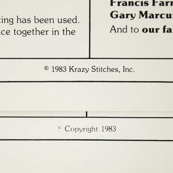 Lot of 2 Krazy Stitches Inc Booklets #14 & 16 1983 Good Condition PB