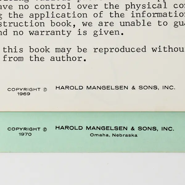 Vintage Lot of 2 Magnetic Artfoam Books Patterns & Instructions 1969 & 1970