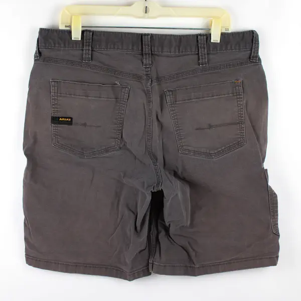 Ariat Men's 34 Brown Rebar M4 Relaxed Fit Carpenter Shorts