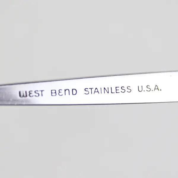Lot Of 5 West Bend (Stainless) Flatware Salad Forks 6.5" Long