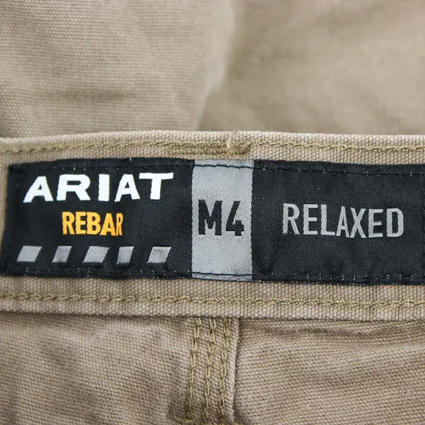 Ariat Men's 34 Brown Rebar M4 Relaxed Fit Carpenter Shorts