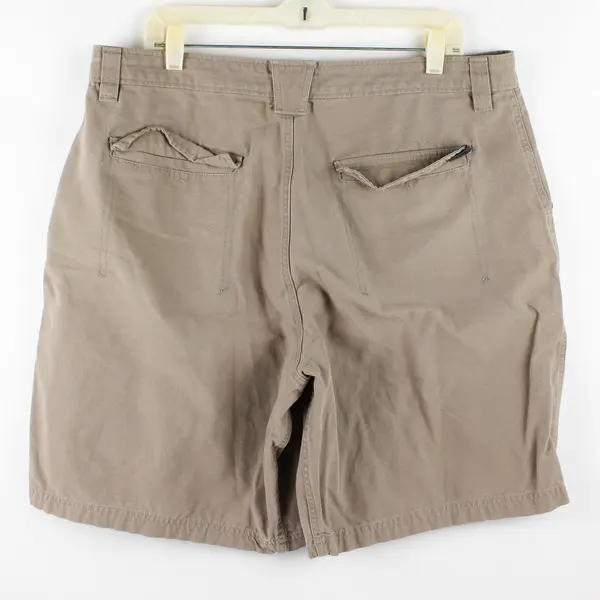 Mountain Hardwear Hiking Cargo Shorts Men Size 36/10 Khaki Outdoor Shorts