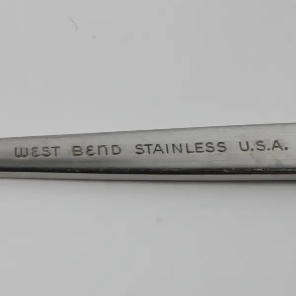 Lot Of 5 West Bend (Stainless) Flatware Soup Spoons 7.25" Long