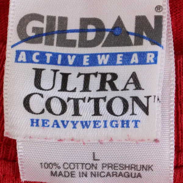 Gildan Portland Trail Blazers Red Long-Sleeve Basketball T-Shirt Men's Large