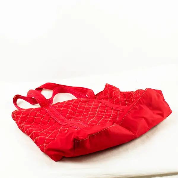 Totes Red Tote Bag w/ Front Pocket Lightweight Travel Everyday